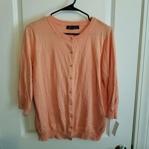 1x Coral cardigan, soft and GUC